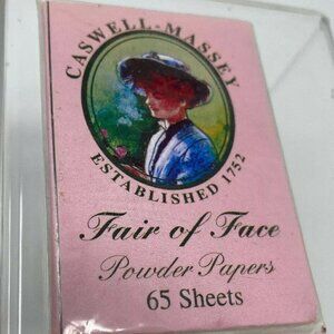 Caswell Massey Fair of Face Powder Blotting Sheets